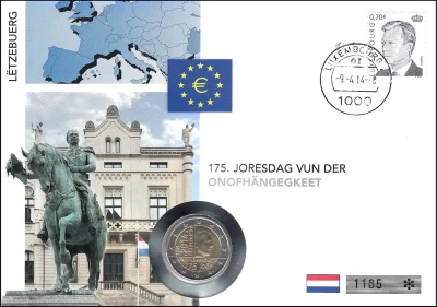 175. OBLETNICA NEODVISNOSTI VELIKEGA VOJVODSTVA LUKSEMBURG